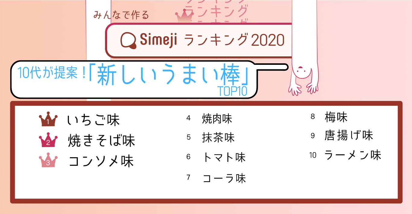10代が提案「新しいうまい棒」TOP10